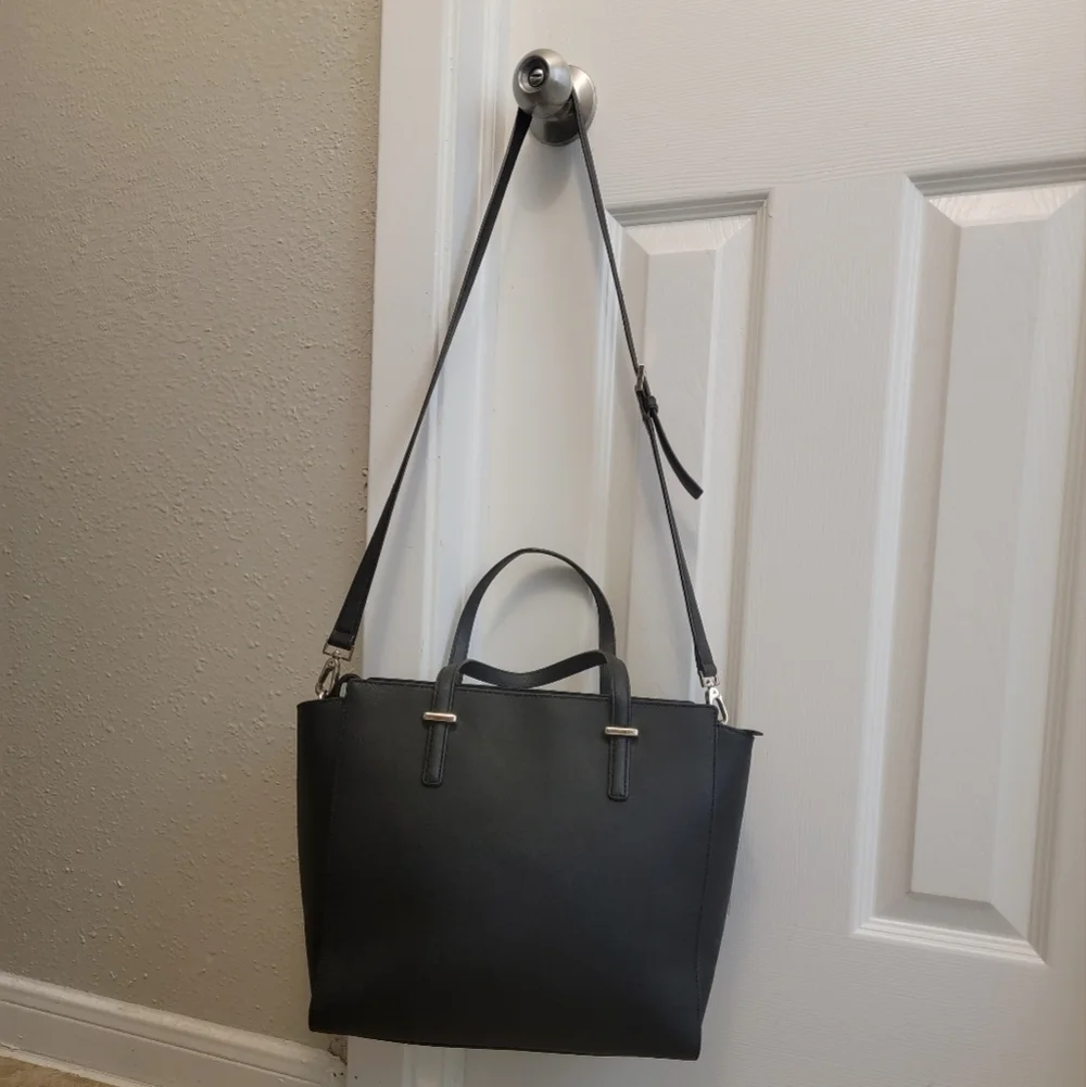 Kate Spade USED new york shoulder bag 2way leather BLK